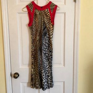 Etcetera leopard print knit dress